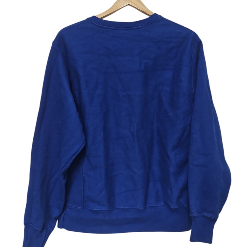 Champion Royal Blue Pullover Crewneck Sweater Size Medium - Picture 2 of 4